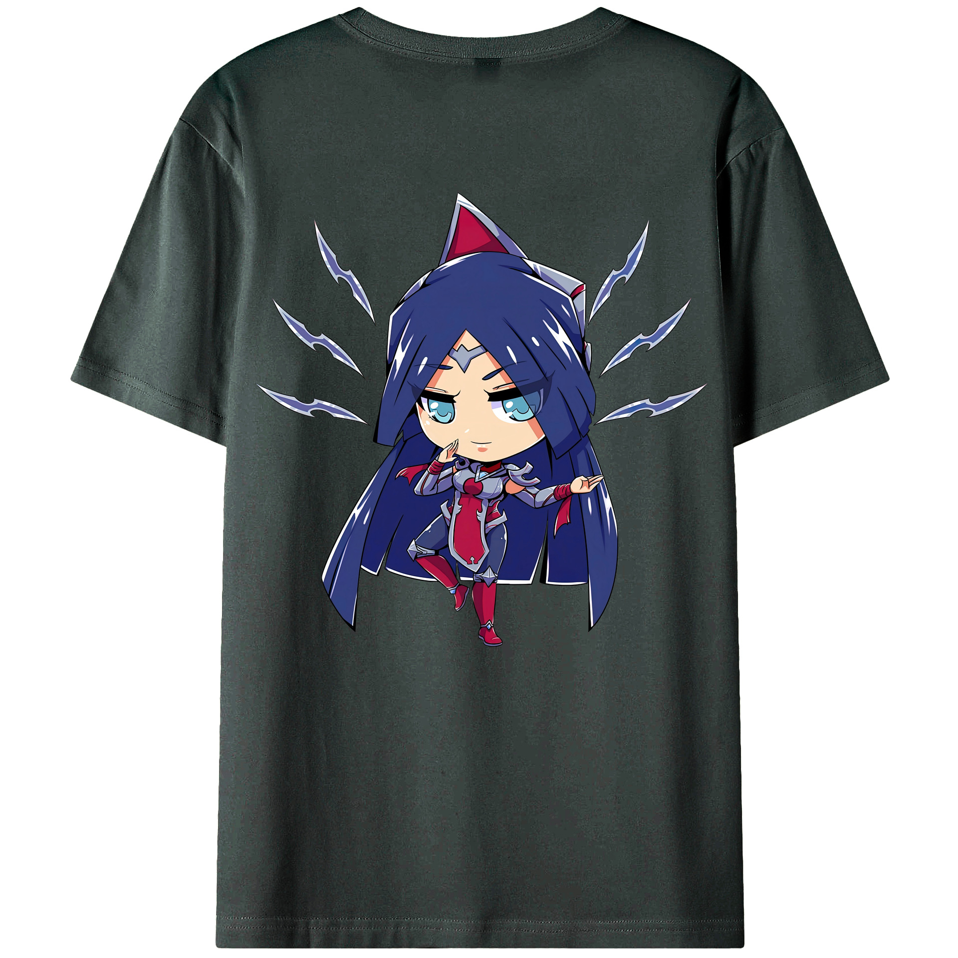 （画像用） リーグ・オブ・レジェンド League of Legends LOL 綿100％ メンズ半袖Tシャツ（バックプリント） 通気性